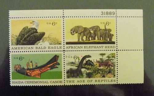 # 1387-90 (1970) Natural History - PB, UR #31889, MNH