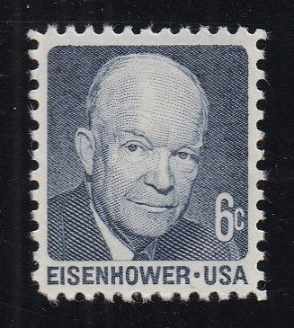 # 1393 (1970) Eisenhower, SG, Tagged - Sgl, XF MNH