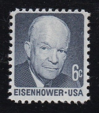 # 1393 (1970) Eisenhower, SG, Tagged - Sgl, MNH