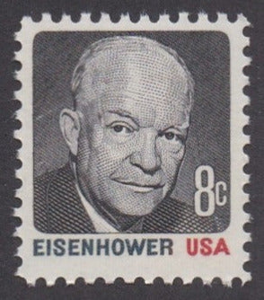# 1394 (1971) Eisenhower, Tagged - Sgl, MNH