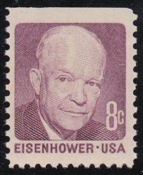 # 1395d (1972) Eisenhower, YDG, HB - Bklt sgl, MNH