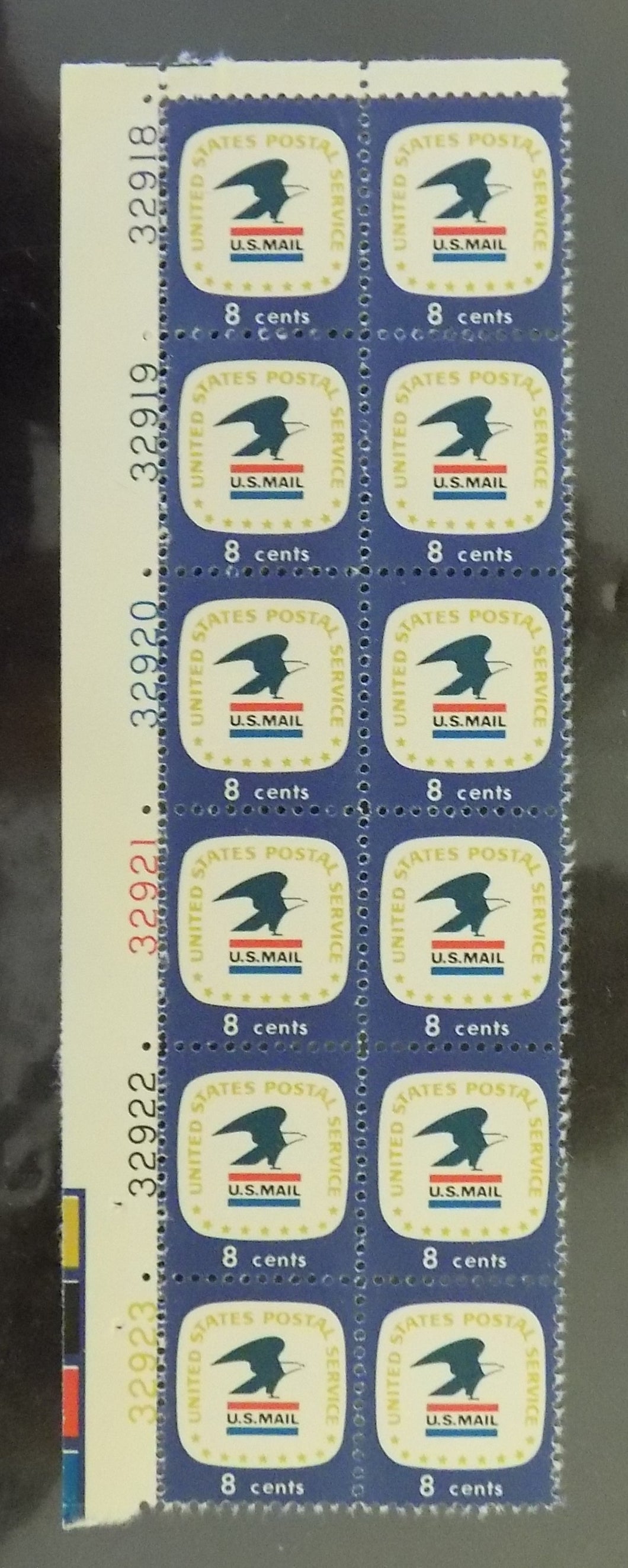 # 1396 (1971) Eagle, Tagged - PB, UL #32918, MNH