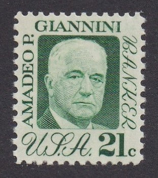 # 1400 (1973) Giannini, Tagged - Sgl, XF MNH