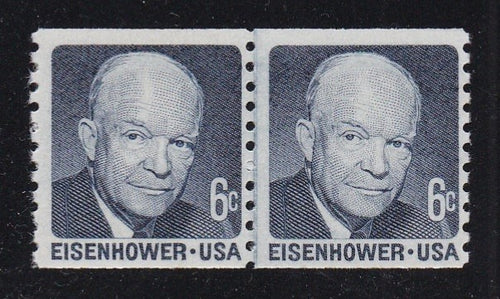 # 1401 (1970) Eisenhower, Tagged, SG - Coil LP, Fine MNH