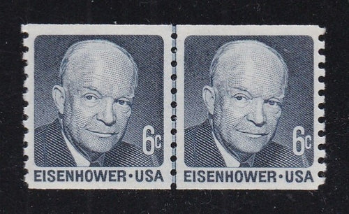 # 1401 (1970) Eisenhower, Tagged, SG - Coil LP, XF MNH