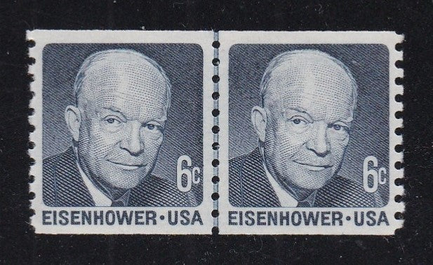 # 1401 (1970) Eisenhower, Tagged, SG - Coil LP, XF MNH