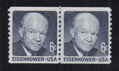 # 1401 (1970) Eisenhower, Tagged, SG - Coil LP, MNH