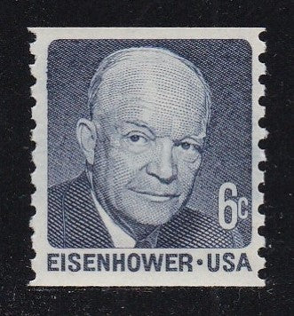 # 1401 (1970) Eisenhower, Tagged, DG - Coil sgl, MNH
