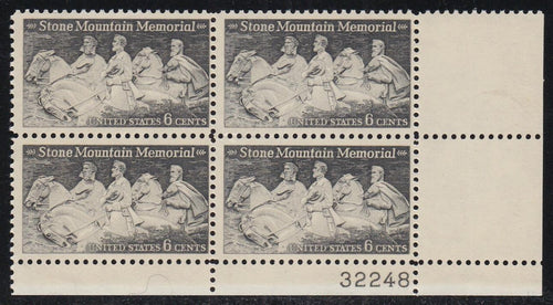 # 1408 (1970) Stone Mountain - PB, LR #32248, MNH