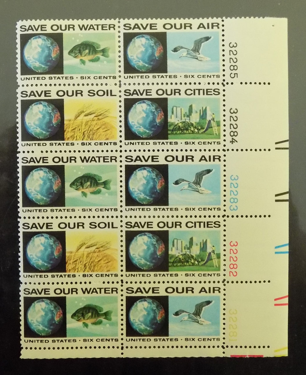 # 1410-13 (1970) Anti-Pollution - PB, LR #32281, MNH