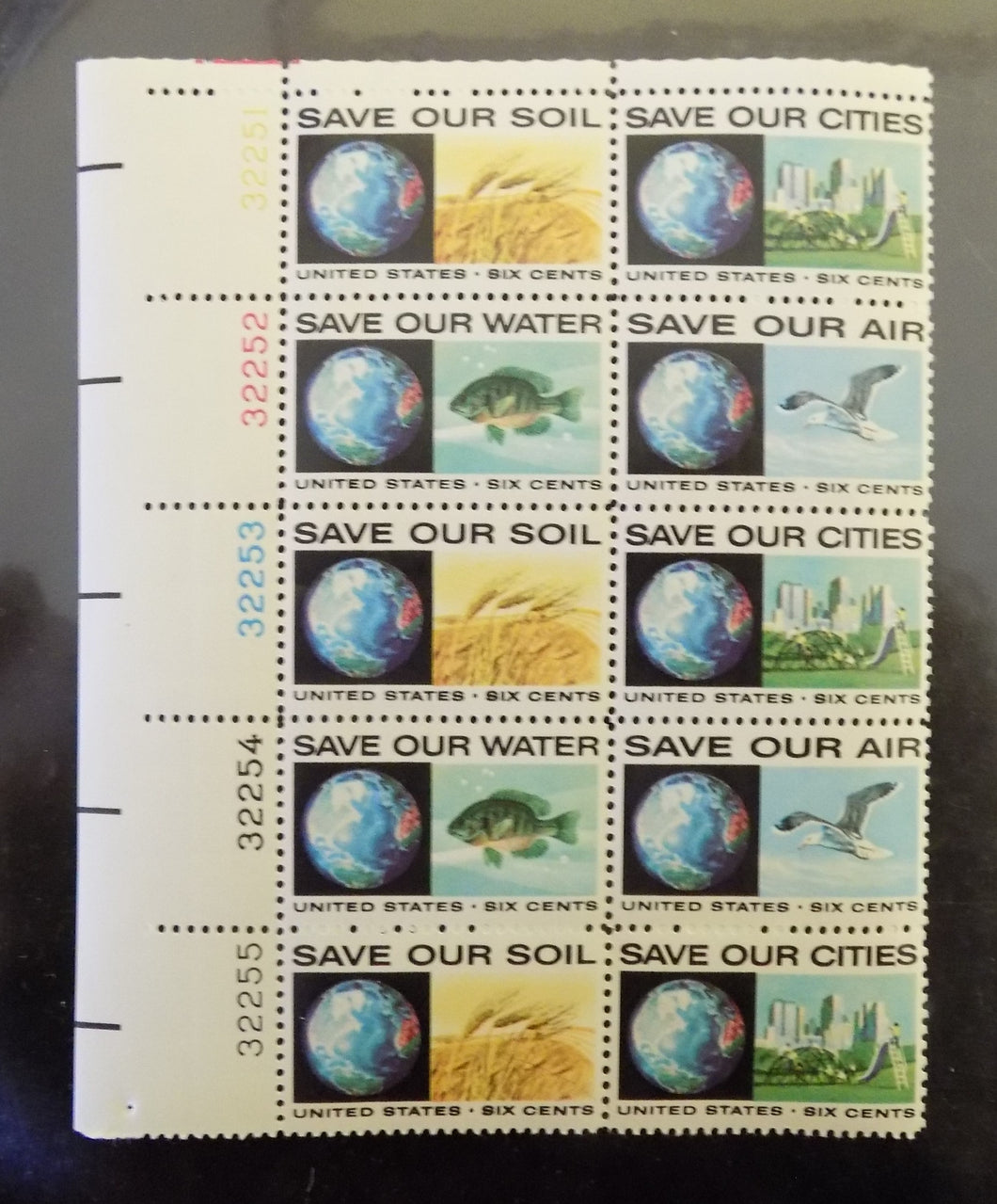 # 1410-13 (1970) Anti-Pollution - PB, UL #32251, MNH