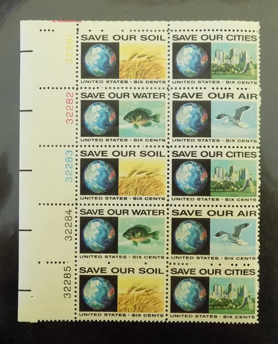 # 1410-13 (1970) Anti-Pollution - PB, UL #32281, MNH