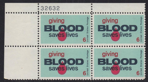 # 1425 (1971) Blood - PB, UL #32632, MNH