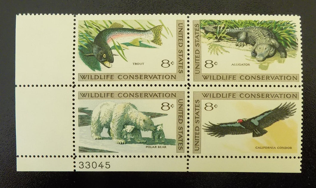 # 1427-30 (1971) Wildlife - PB, LL #33045, MNH