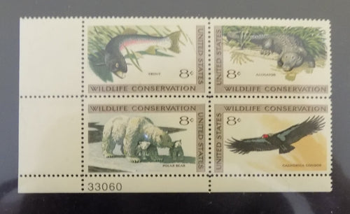 # 1427-30 (1971) Wildlife - PB, LL #33060, MNH