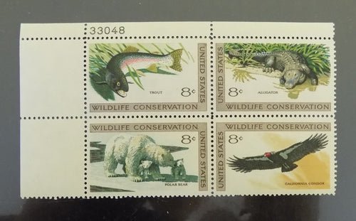 # 1427-30 (1971) Wildlife - PB, UL #33048, MNH