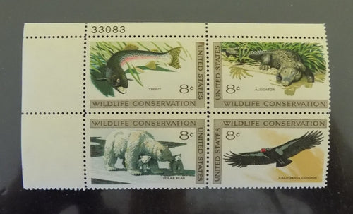 # 1427-30 (1971) Wildlife - PB, UL #33083, MNH