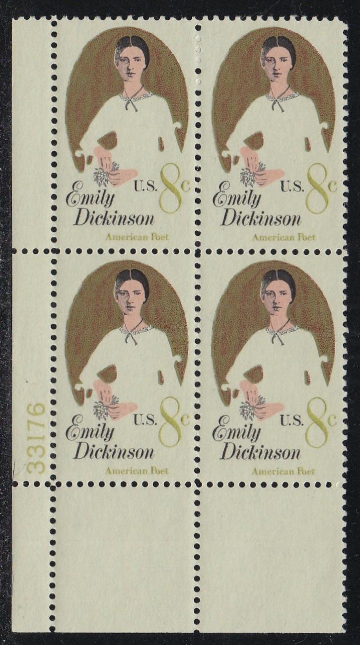 # 1436 (1971) Dickinson - PB, LL #33176, MNH