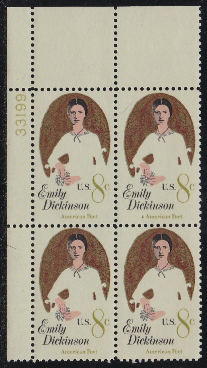 # 1436 (1971) Dickinson - PB, UL #33199, MNH