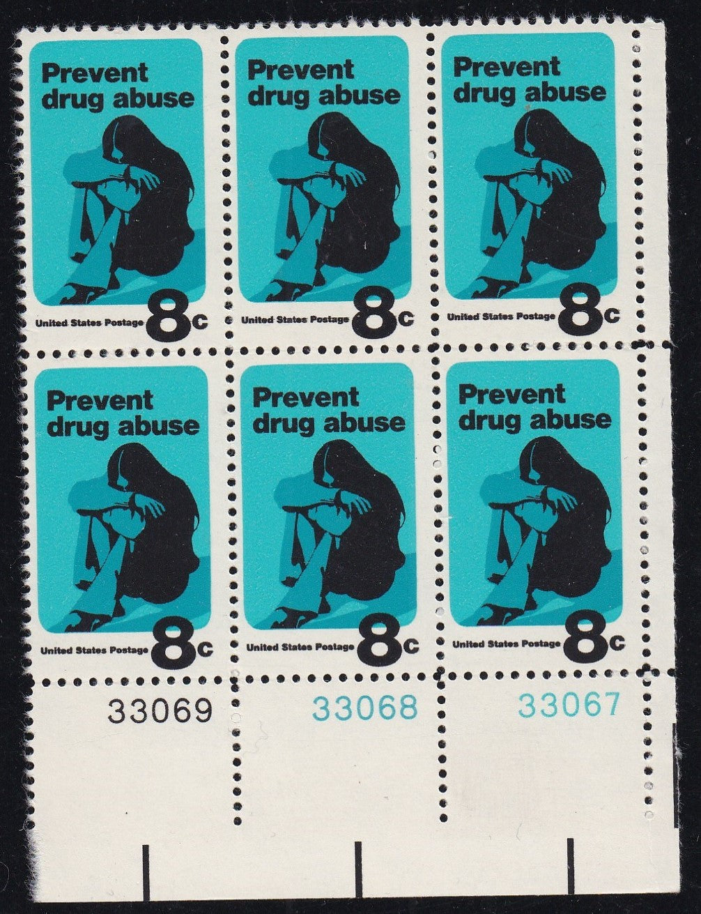# 1438 (1971) Drug Abuse - PB/6, LR #33069, MNH