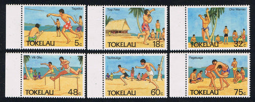 Tokelau # 144-149 (1987) Olympic Sports - Sgls, Set/6 MNH