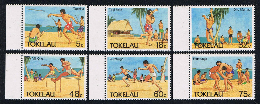 Tokelau # 144-149 (1987) Olympic Sports - Sgls, Set/6 MNH