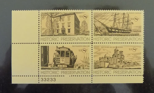 # 1440-43 (1971) Historic Preservation - PB, LL #33233, MNH