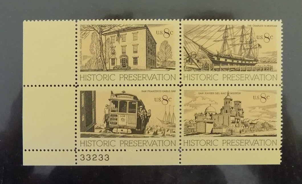 # 1440-43 (1971) Historic Preservation - PB, LL #33233, MNH