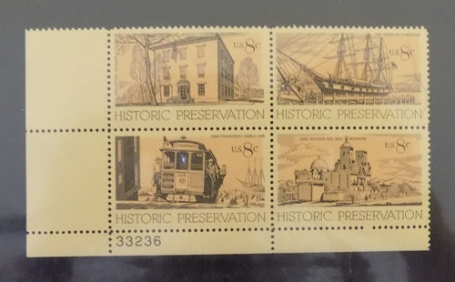 # 1440-43 (1971) Historic Preservation - PB, LL #33236, MNH