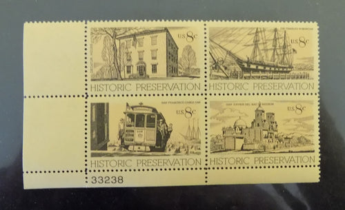 # 1440-43 (1971) Historic Preservation - PB, LL #33238, MNH