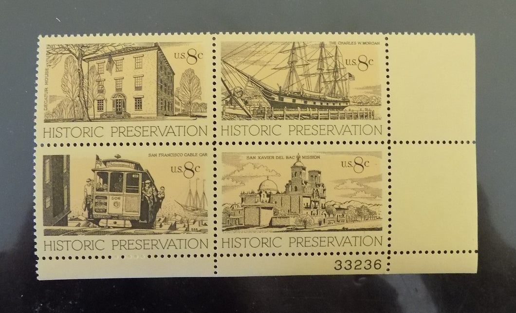 # 1440-43 (1971) Historic Preservation - PB, LR #33236, MNH