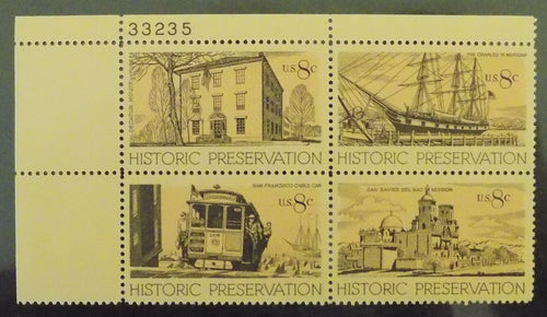 # 1440-43 (1971) Historic Preservation - PB, UL #33235, MNH