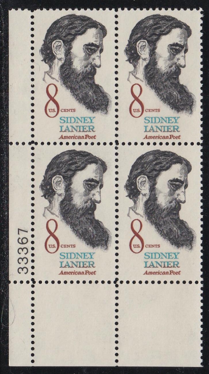 # 1446 (1972) Lanier - PB, LL #33367, MNH
