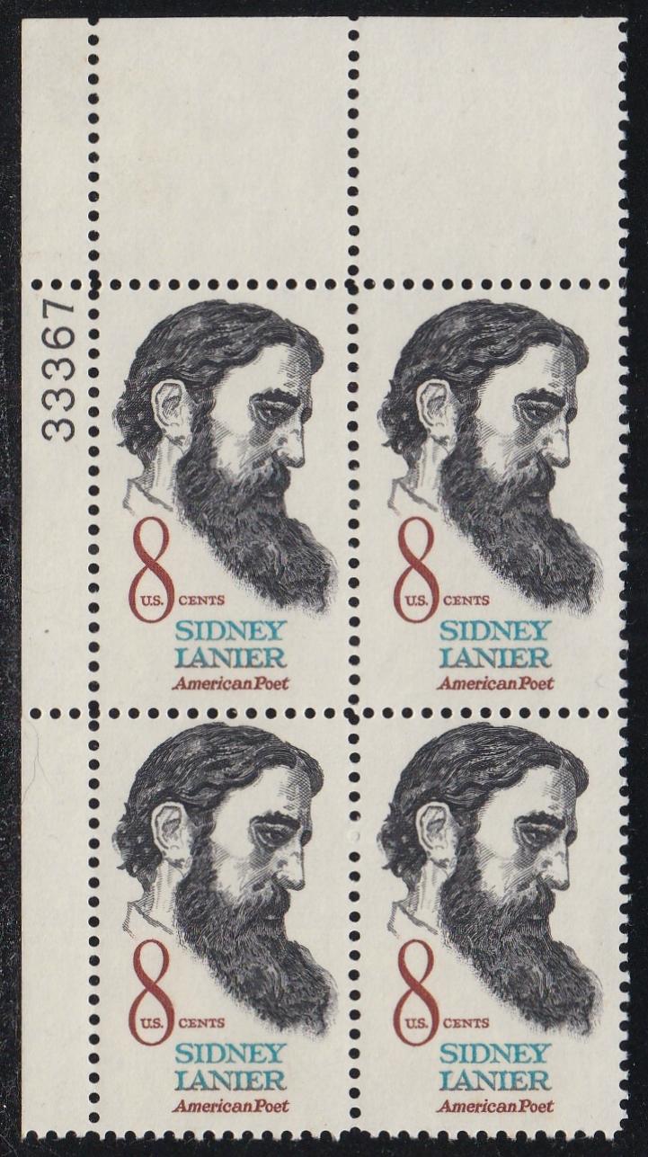 # 1446 (1972) Lanier - PB, UL #33367, MNH