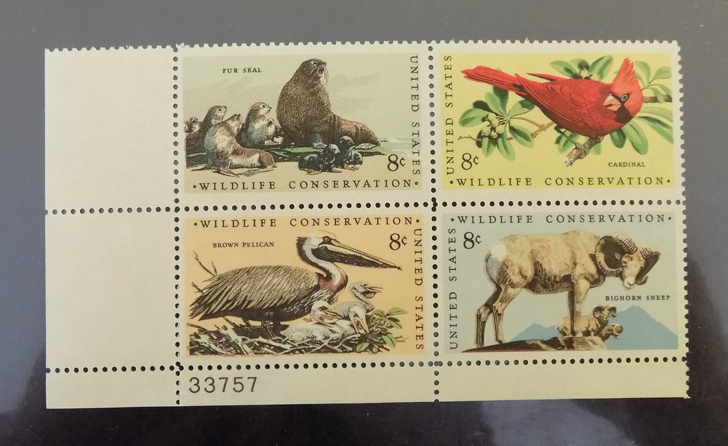 # 1464-67 (1972) Wildlife - PB, LL #33757, MNH