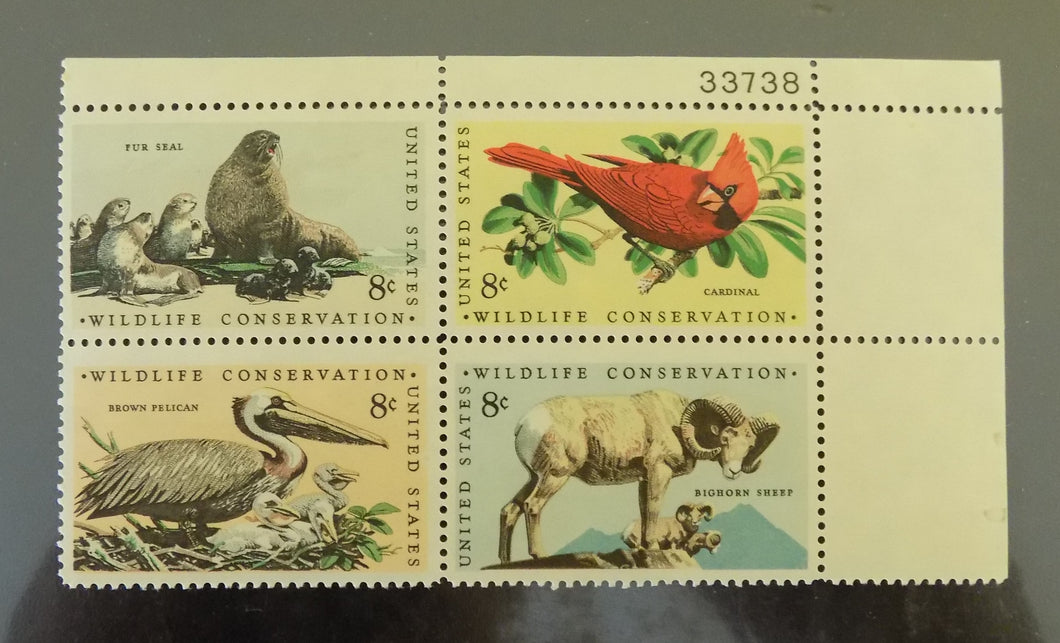# 1464-67 (1972) Wildlife - PB, UR #33738, MNH