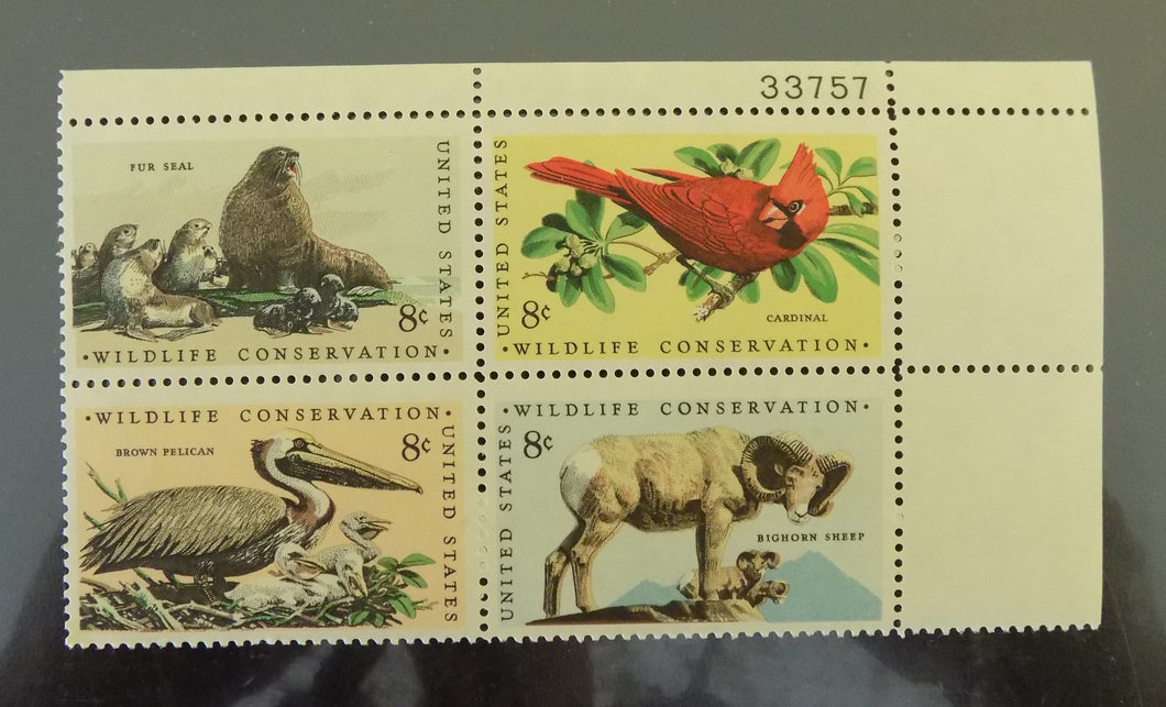 # 1464-67 (1972) Wildlife - PB, UR #33757, MNH