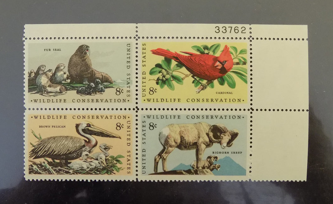 # 1464-67 (1972) Wildlife - PB, UR #33762, MNH