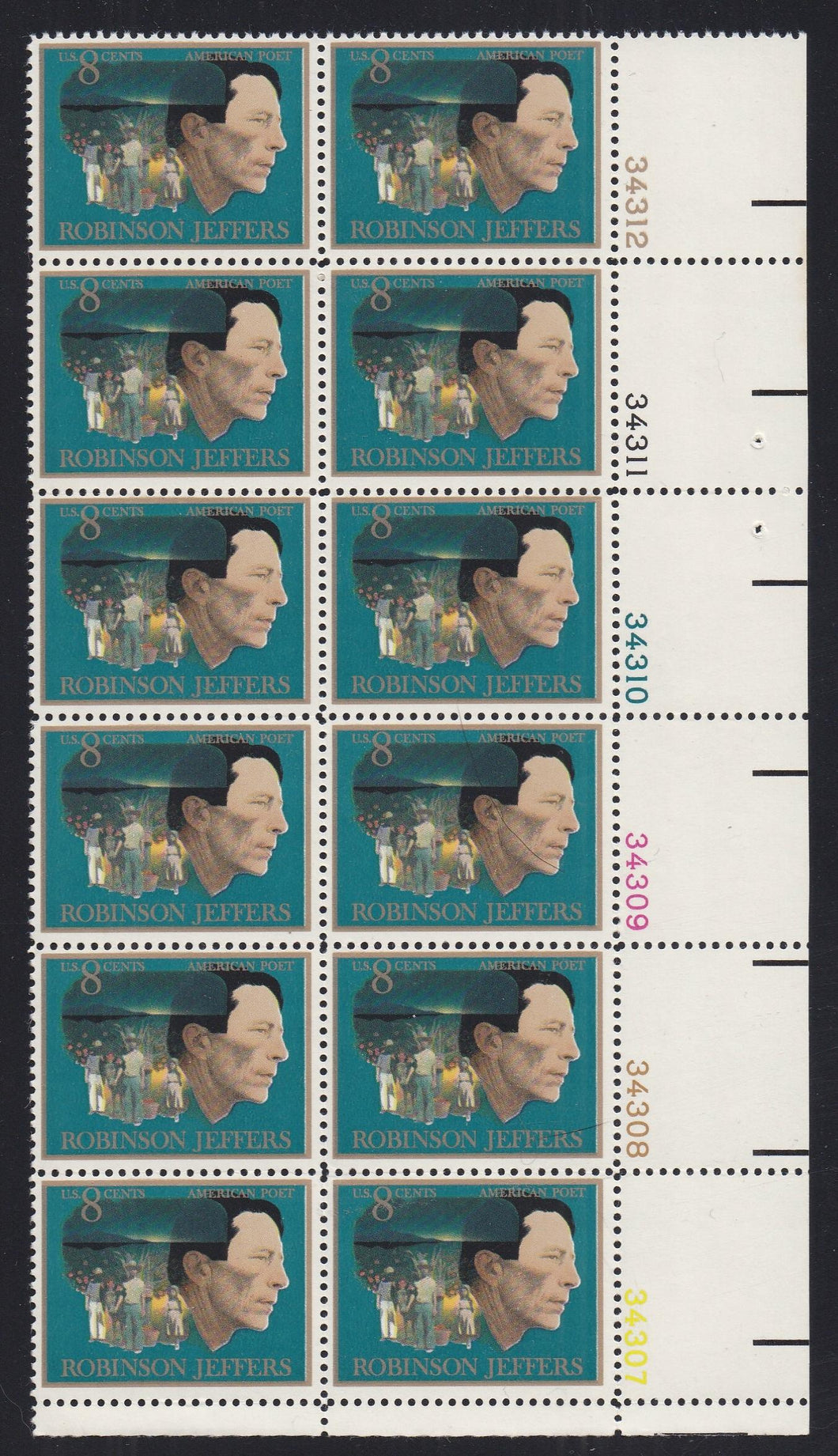 # 1485 (1973) Jeffers - PB, LR #34312, MNH