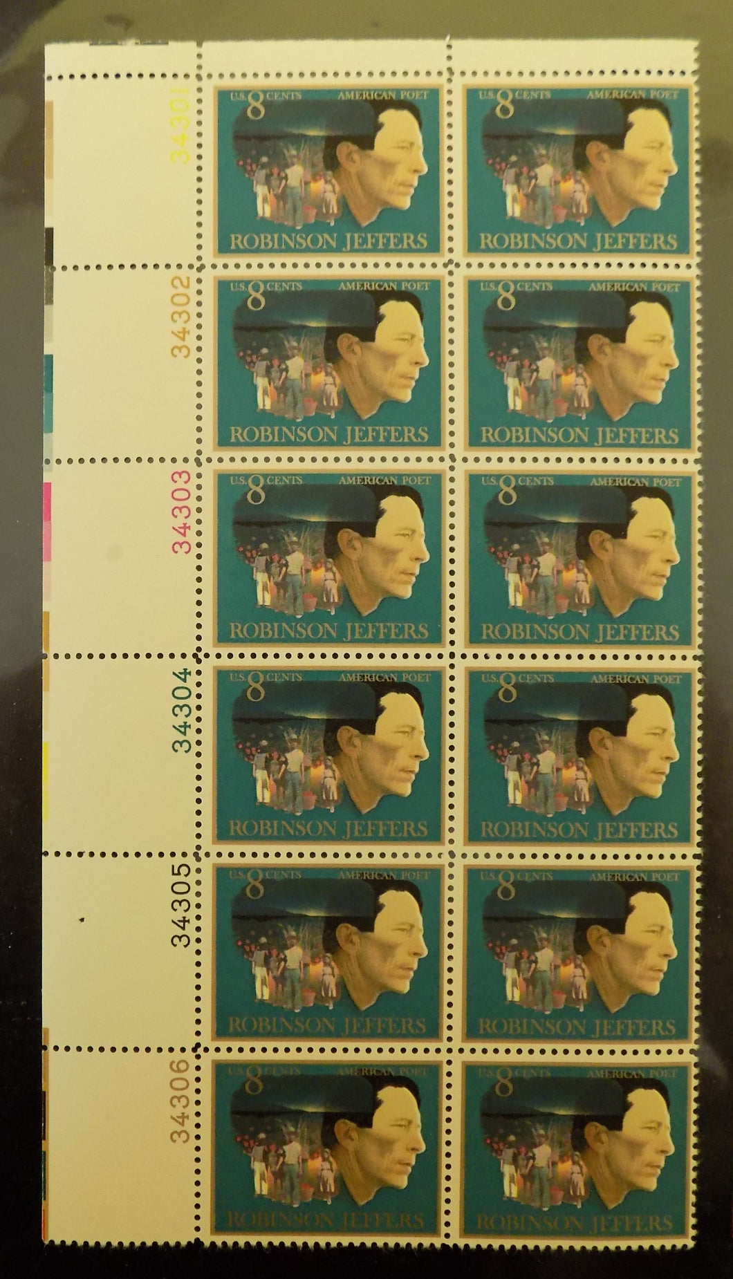 # 1485 (1973) Jeffers - PB, UL #34306, MNH