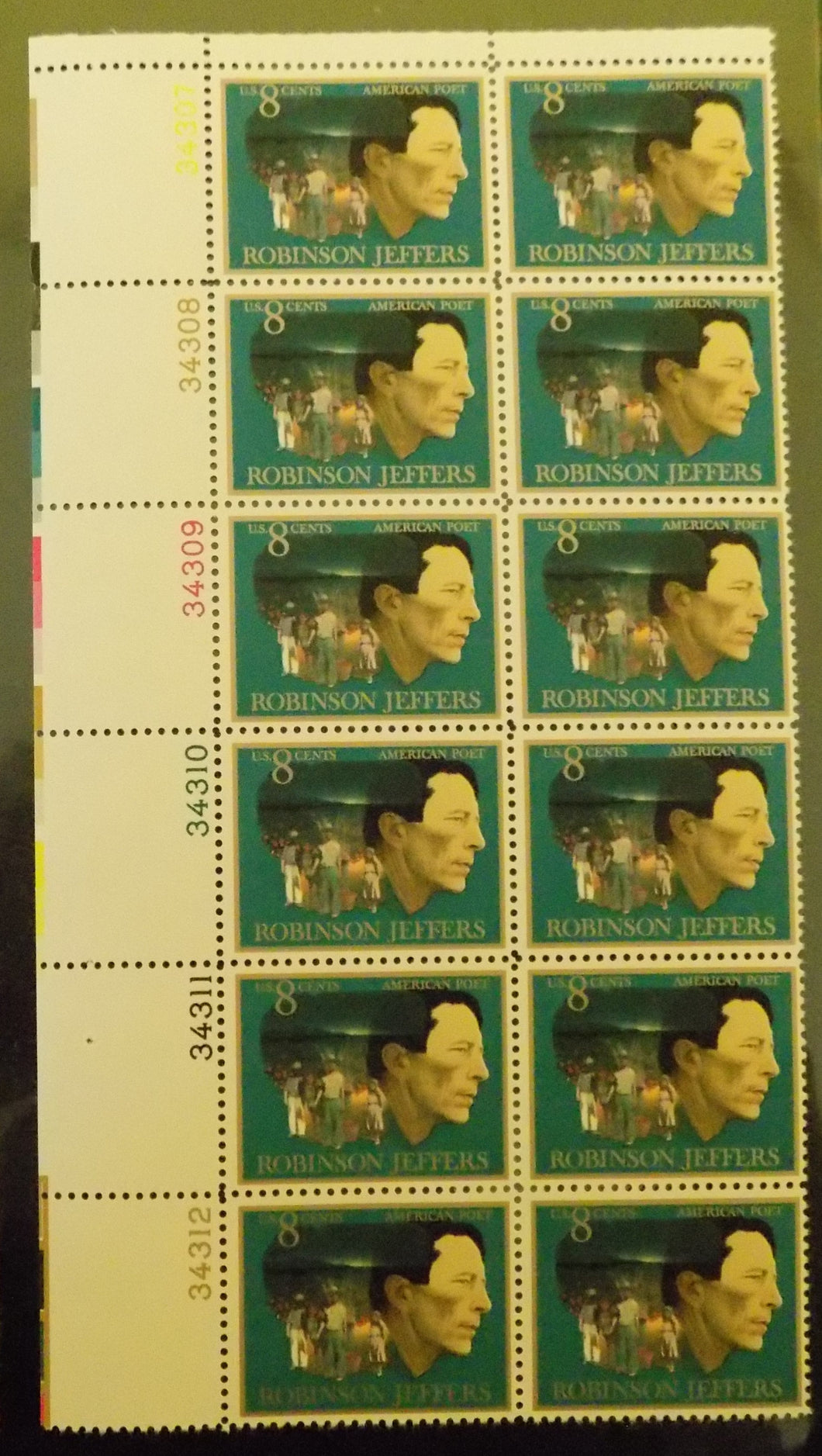 # 1485 (1973) Jeffers - PB, UL #34312, MNH