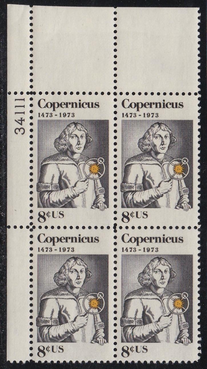 # 1488 (1973) Copernicus - PB, UL #34111, MNH