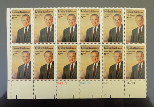 # 1503 (1973) LBJ - PB, LL #34218, MNH