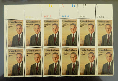# 1503 (1973) LBJ - PB, UL #34218, MNH