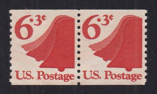 # 1518 (1974) Liberty Bell, Tagged - Coil pr, XF MNH