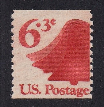 # 1518 (1974) Liberty Bell, Tagged - Coil sgl, F MNH
