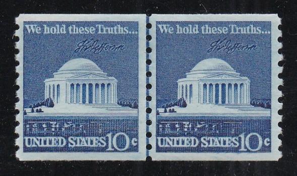 # 1520 (1973) Jefferson Memorial - Coil LP, MNH