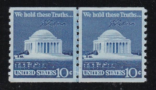 # 1520 (1973) Jefferson Memorial - Coil LP, XF MNH