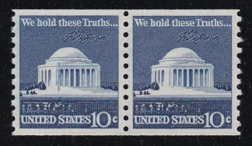 # 1520 (1973) Jefferson Memorial - Coil pr, XF MNH