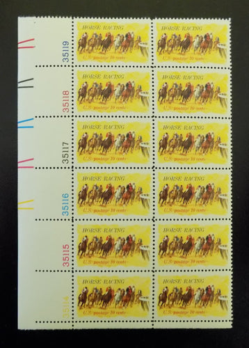 # 1528 (1974) Horse Racing - PB, LL #35119, MNH